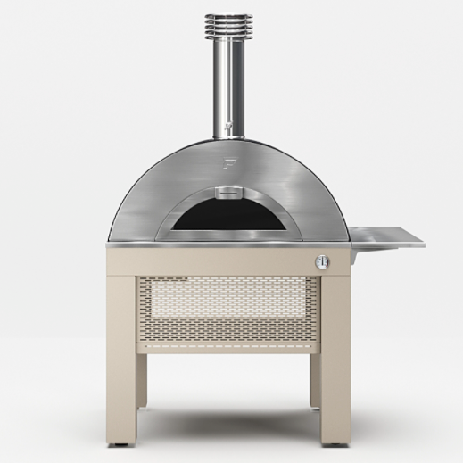 Fontana Bellagio Wood Pizza Oven Including Trolley