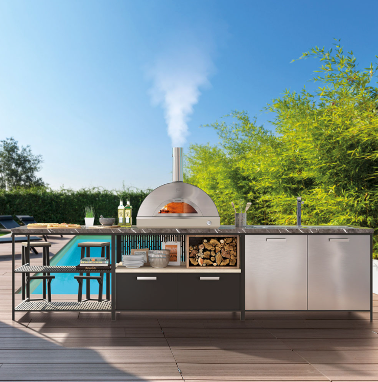 Fontana Riviera Build In Wood Pizza Oven