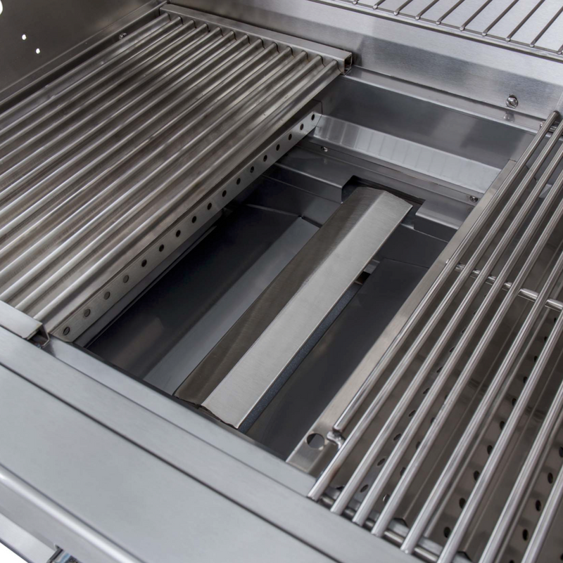 Sunstone Ruby Series 3 Burner Gas Grill with Infrared Rear Burner, Rotisserie Kit, and Cover