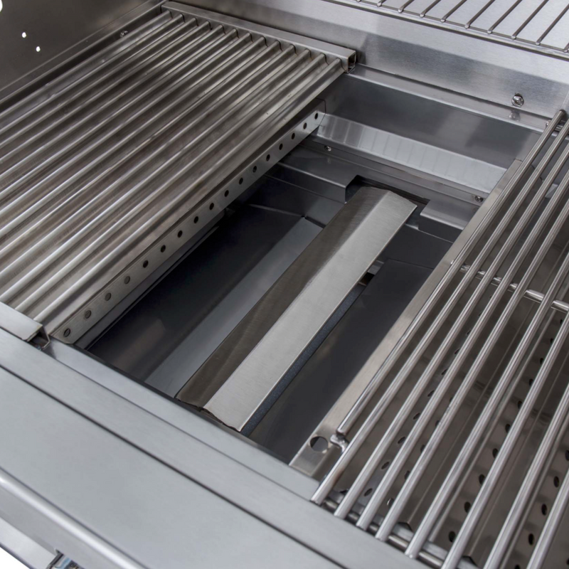 Sunstone Ruby Series 4 Burner Gas Grill with Infrared Rear Burner, Rotisserie Kit, and Cover