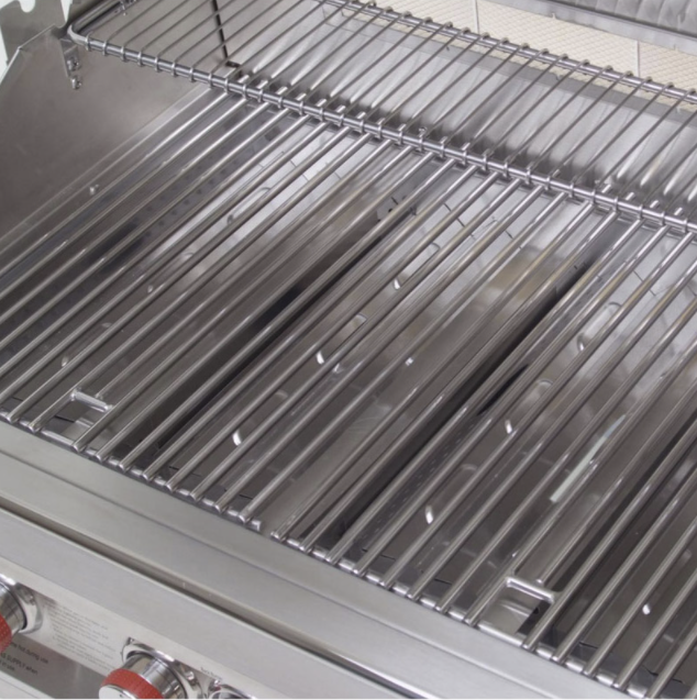 Sunstone Ruby Series 5 Burner Gas Grill with Infrared Rear Burner, Rotisserie Kit, and Cover