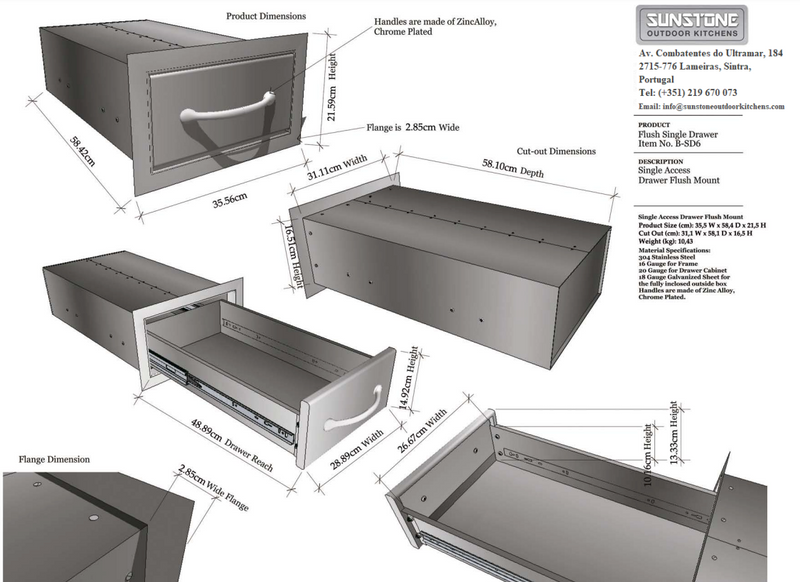 Sunstone Single Drawer