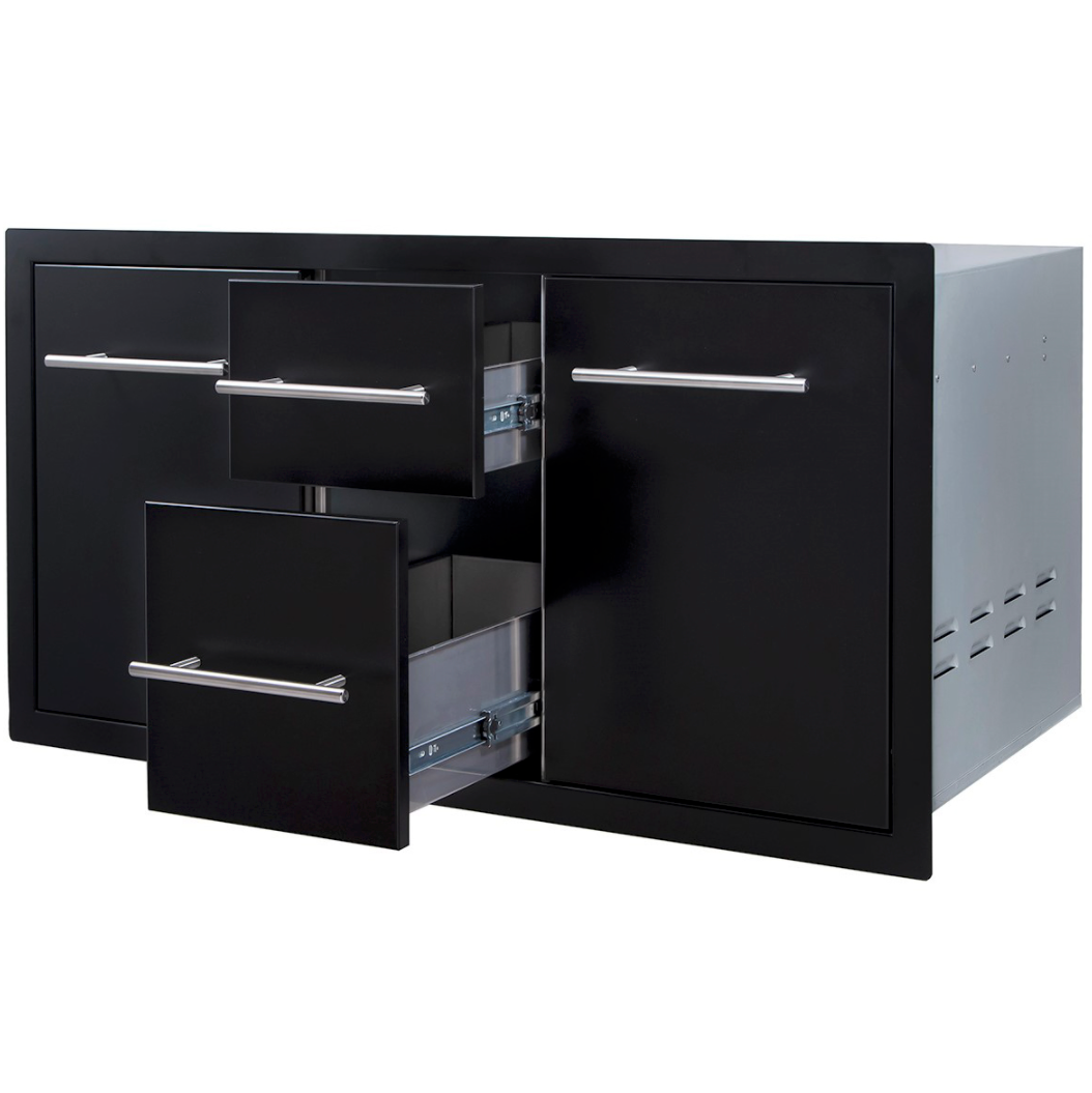 Sunstone Black Series Multi Storage Warming or Cooling Drawers Combo