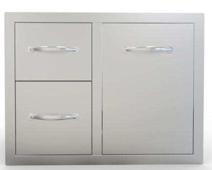 Sunstone 36" Double Drawer and Trash Combo