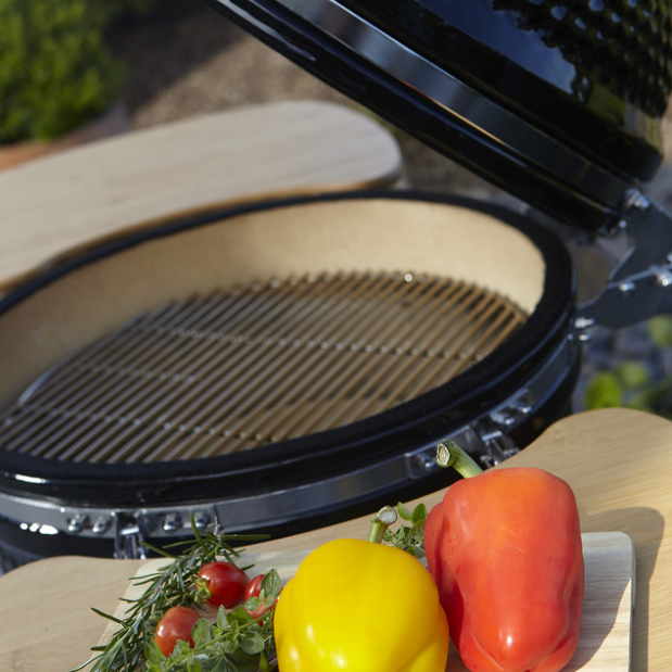Buschbeck XL Kamado BBQ Grill With Pizza Stone