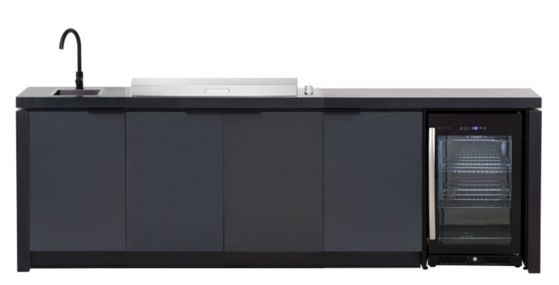 Cabinex Classic Outdoor kitchen with Fridge & Sink (BBQ Not Included)