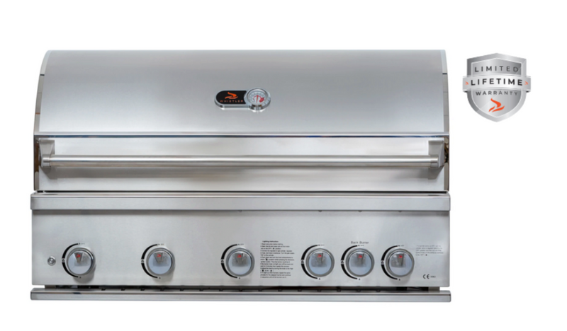 Whistler Burford 5 Burner Barbecue with Rotisserie and Weather Cover