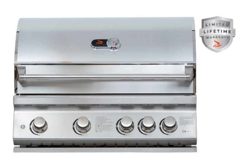 Whistler Burford 4 Burner Barbecue with Rotisserie and Weather Cover