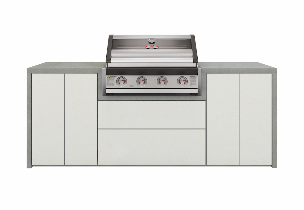 Beefeater Outdoor Kitchen With 4 Burner + Cover