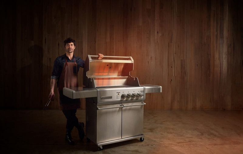 CROSSRAY 4 Burner Gas BBQ with Trolley