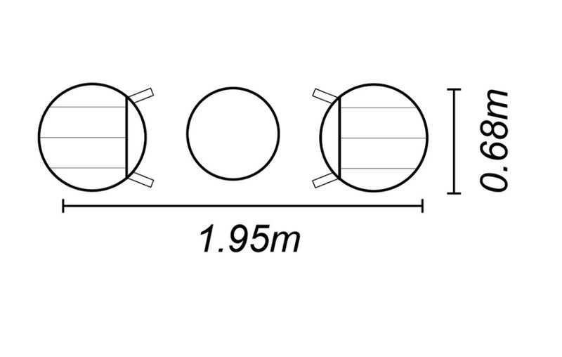 Chedworth Curved Bistro Set