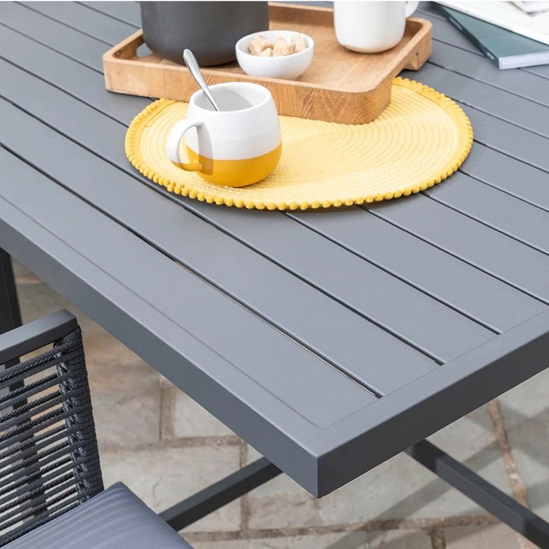 Sheringham Aluminium Rope Cube Dining Set