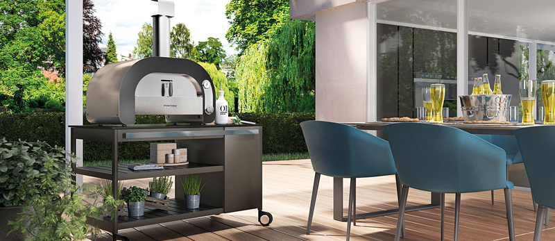 Fontana Maestro 60 Gas Pizza Oven and Pizza Desk Cooking Worktop