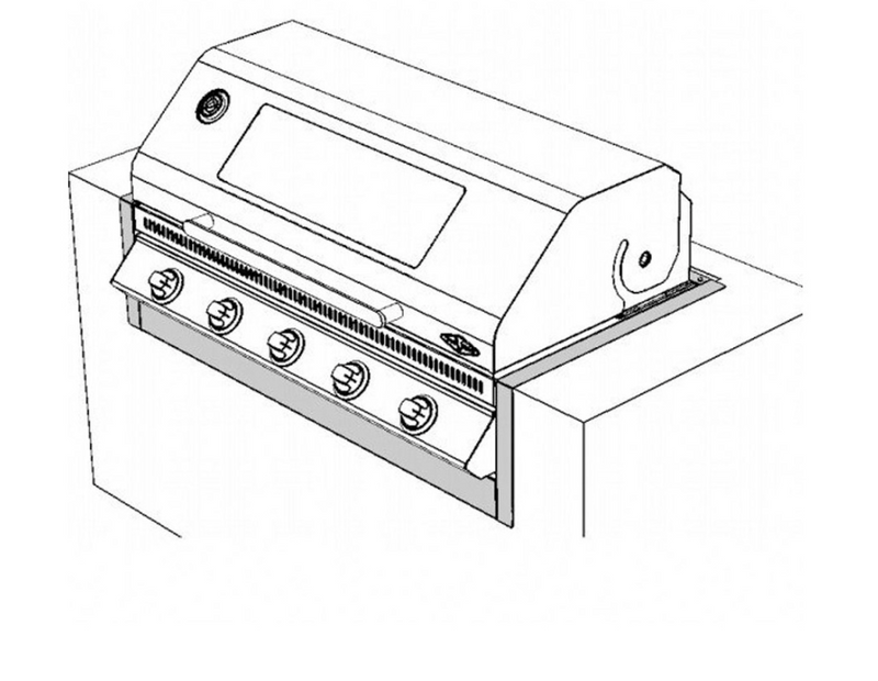 Beefeater 1100 4 Burner Built-In Trim Kit