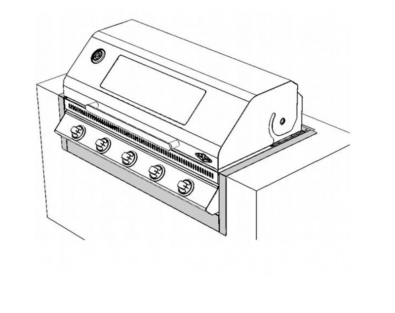 Beefeater 1100 4 Burner Built-In Trim Kit