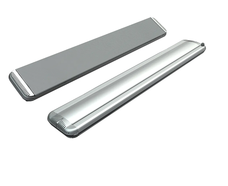 MO-EL Heatwave Hot Top 1650W Infrared Heater (Silver)