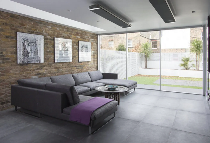 MO-EL Heatwave Hot Top 1800W Infrared Heater with Remote Control (Black)