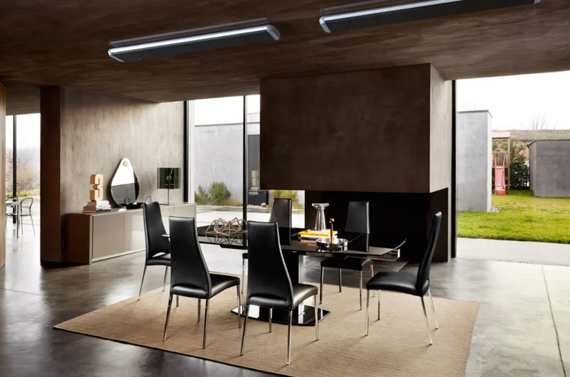 MO-EL Heatwave Hot Top 1800W Infrared Heater with Remote Control (Black)