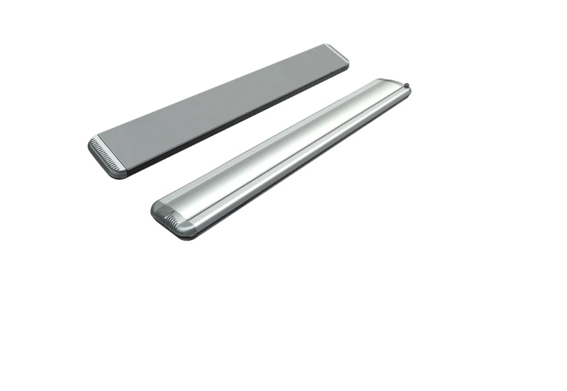 MO-EL Heatwave Hot Top 2950W Infrared Heater with Remote Control (Silver)