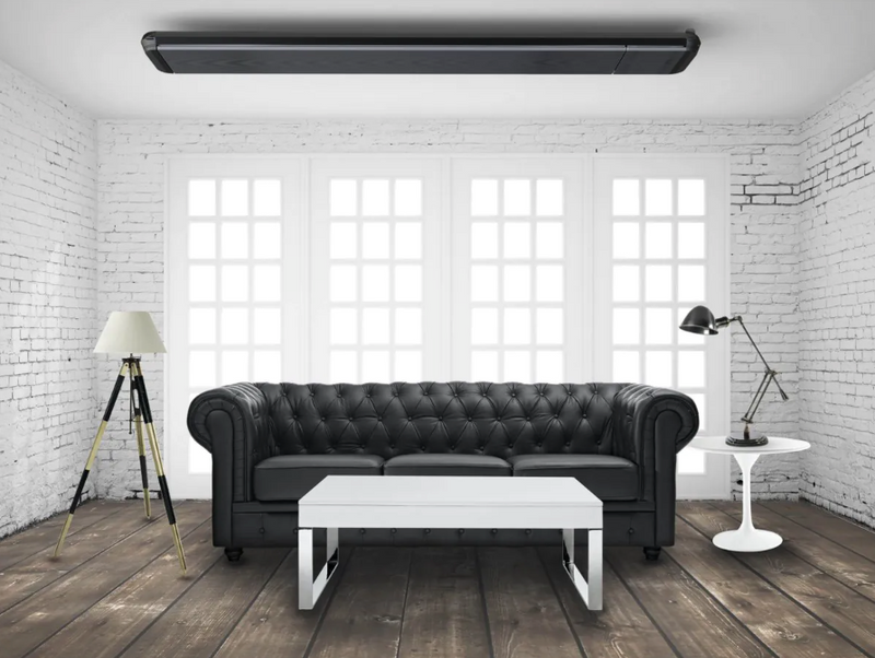 MO-EL Heatwave Hot Top 2400W Infrared Heater with Remote Control (Black)