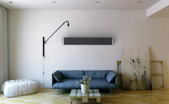 MO-EL Heatwave Hot Top 3200W Infrared Heater with Remote Control (Black)