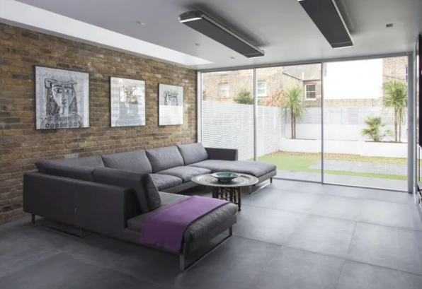 MO-EL Heatwave Hot Top 3200W Infrared Heater with Remote Control (Black)