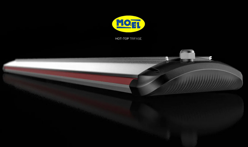 MO-EL Heatwave Hot Top 4500W Commercial 3 Phase Infrared Heater (Black)