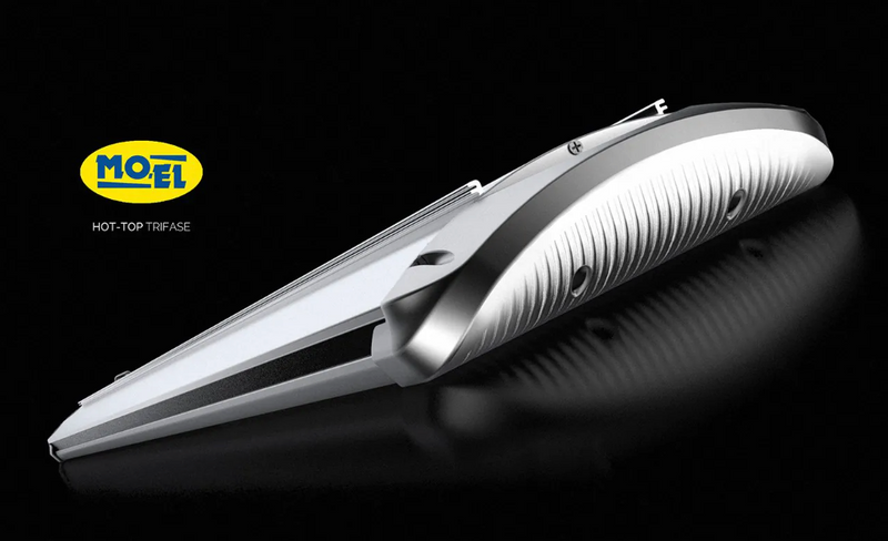 MO-EL Heatwave Hot Top 4500W Commercial 3 Phase Infrared Heater (Black)