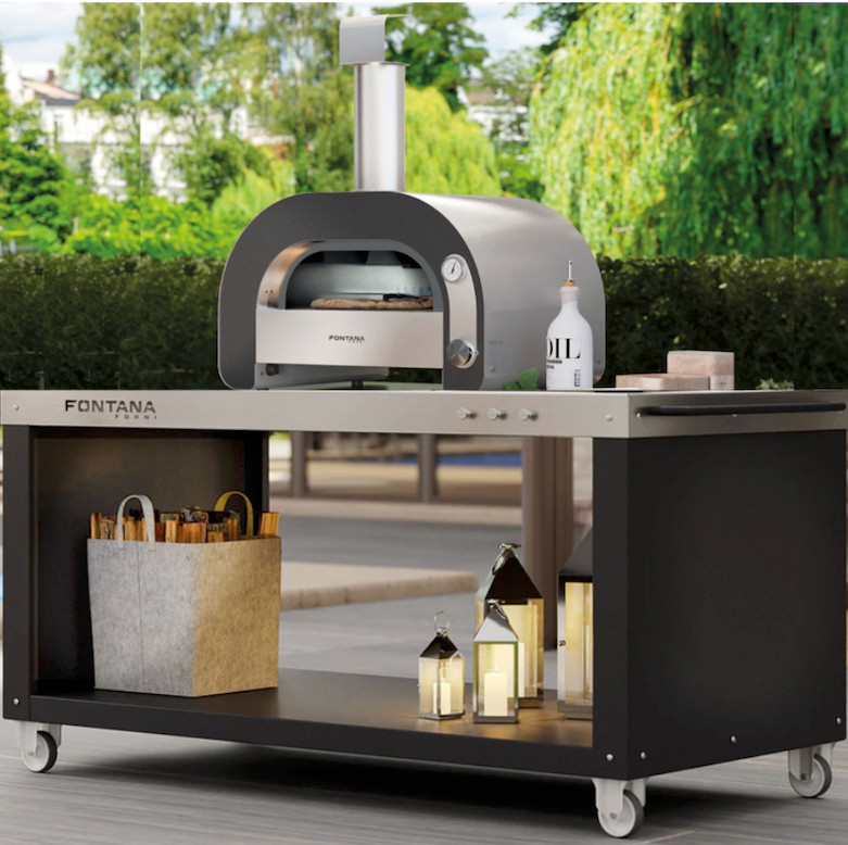 Fontana Maestro 60 Gas Pizza Oven and Pizza Desk Cooking Worktop