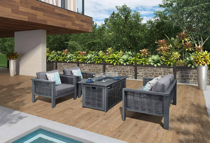 Dallas Firepit Sofa Set