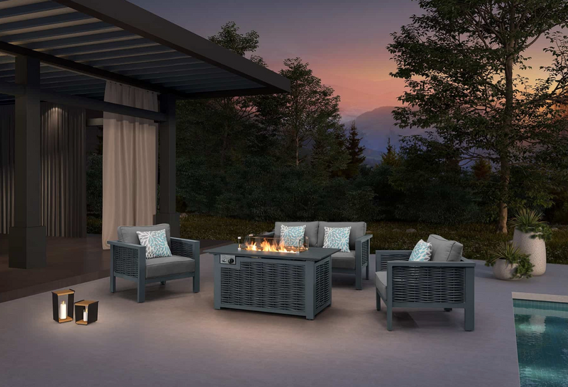 Dallas Firepit Sofa Set