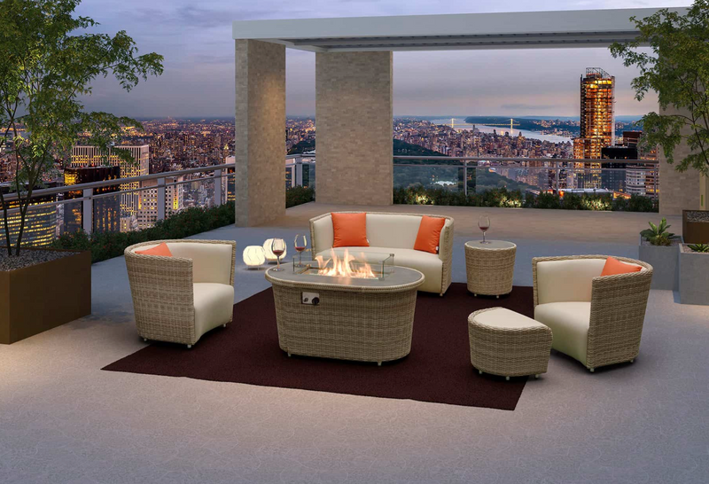 Oxford Firepit Sofa Set