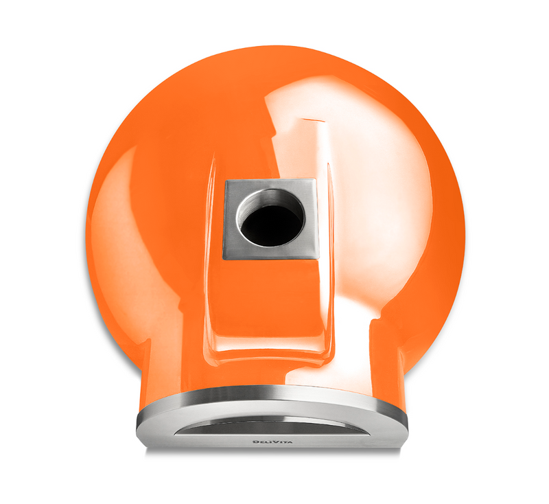 Delivita - Pro Dual Fuel - Orange Blaze + Flue Pipe & Rain cap