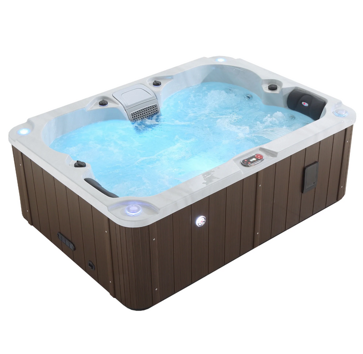 Kelowna 4-Person 20-Jet Plug and Play Spa with LED Light