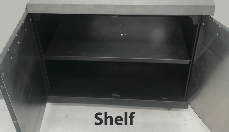 GrandPro Outdoor Kitchen with CrossRay 4 Burner BBQ, - 2.8m