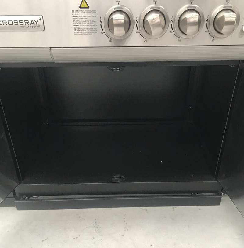 GrandPro Outdoor Kitchen with CrossRay 4 Burner BBQ, - 2.8m