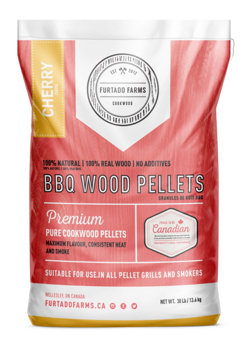Barbecue Wood Pellets - Cherry (Weight 30lb / 13.6KG)