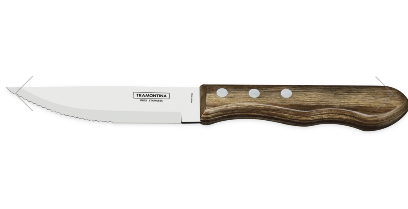 Jumbo steak knives set 6 pcs