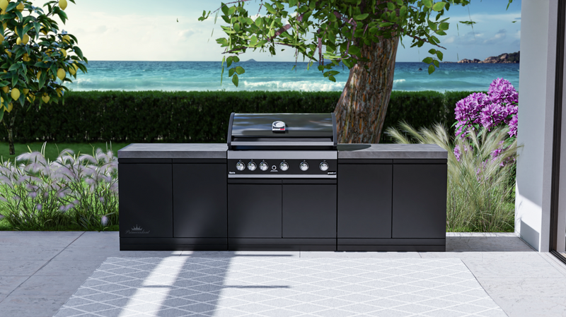 GrandPro Outdoor Kitchen with 5 Burner BBQ - 2.6m
