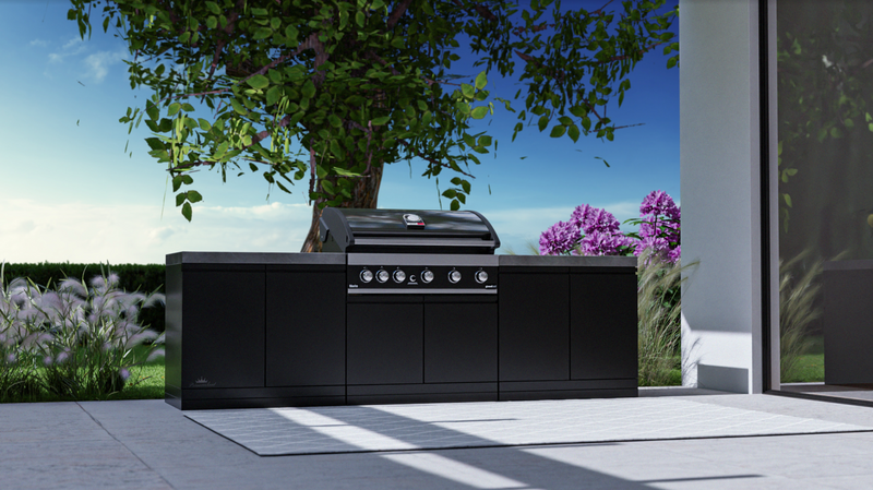GrandPro Outdoor Kitchen with 5 Burner BBQ - 2.6m