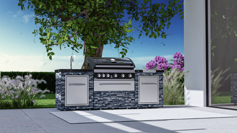 GrandPro Outdoor Kitchen with 5 burner BBQ,