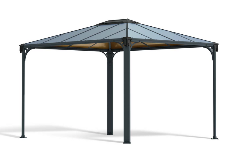 Martinique 10 ft. x 12 ft. Gazebo Kit - Grey Structure