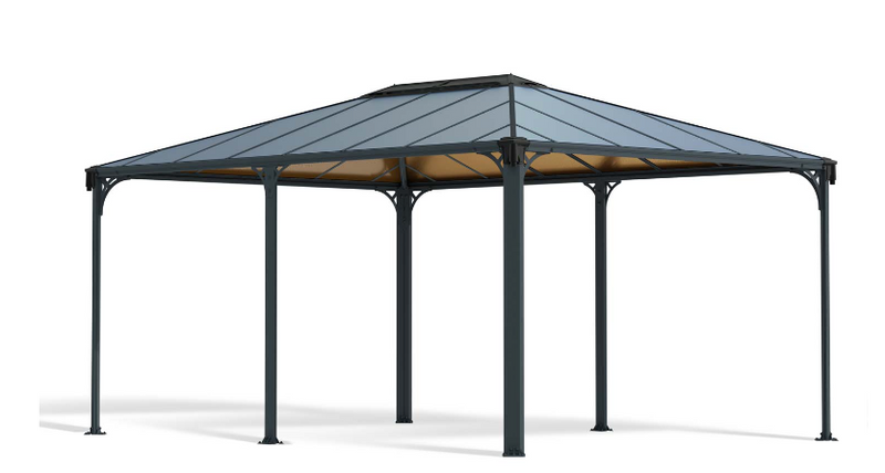 Martinique 12 ft. x 16 ft. Gazebo Kit - Grey Structure