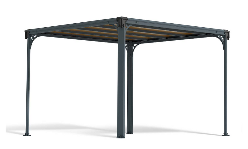 Milano 10 ft. x 10 ft. Gazebo Kit - Grey Structure