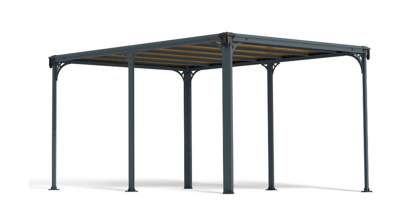 Milano 10 ft. x 14 ft. Gazebo Kit - Grey Structure