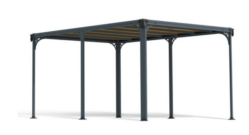 Milano 10 ft. x 14 ft. Gazebo Kit - Grey Structure