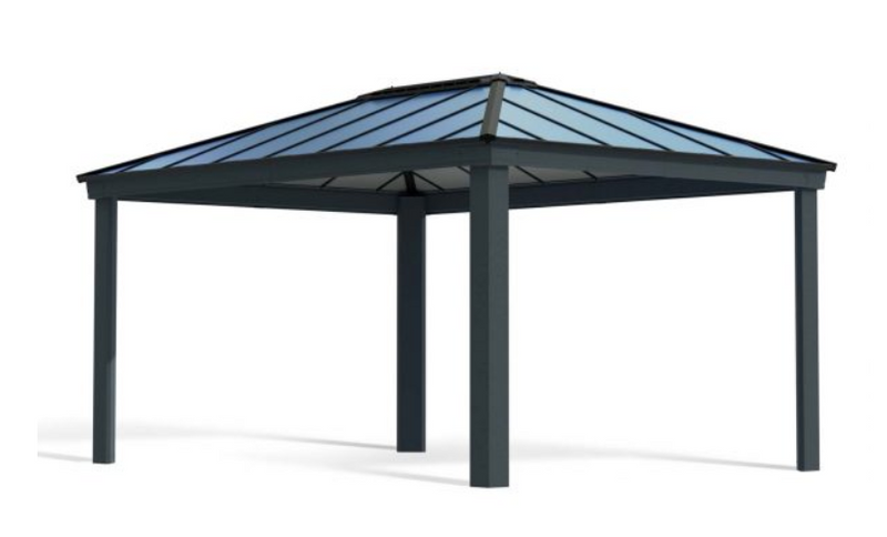 Dallas 12 ft. x 16 ft. Gazebo Kit - Grey Structure