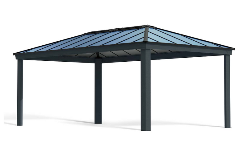 Dallas 12 ft. x 20 ft. Gazebo Kit - Grey Structure