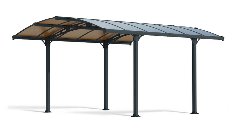 Tucson 11 ft. x 14 ft. Gazebo Kit - Grey Structure