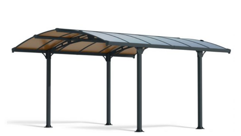 Tucson 11 ft. x 14 ft. Gazebo Kit - Grey Structure